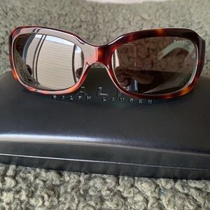 Ralph Lauren Tortoise Gold Polarized Sunglasses